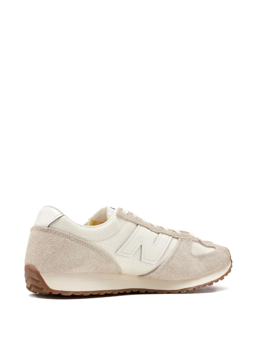 Sneakers New Balance neutri din material textil si piele intoarsa - Img 2