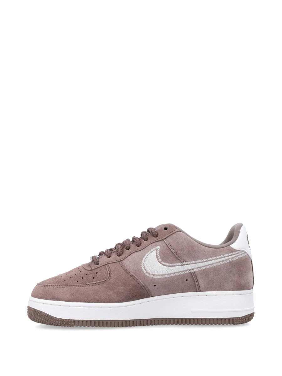 Sneakers Nike air force 1 roz din piele intoarsa - Img 4