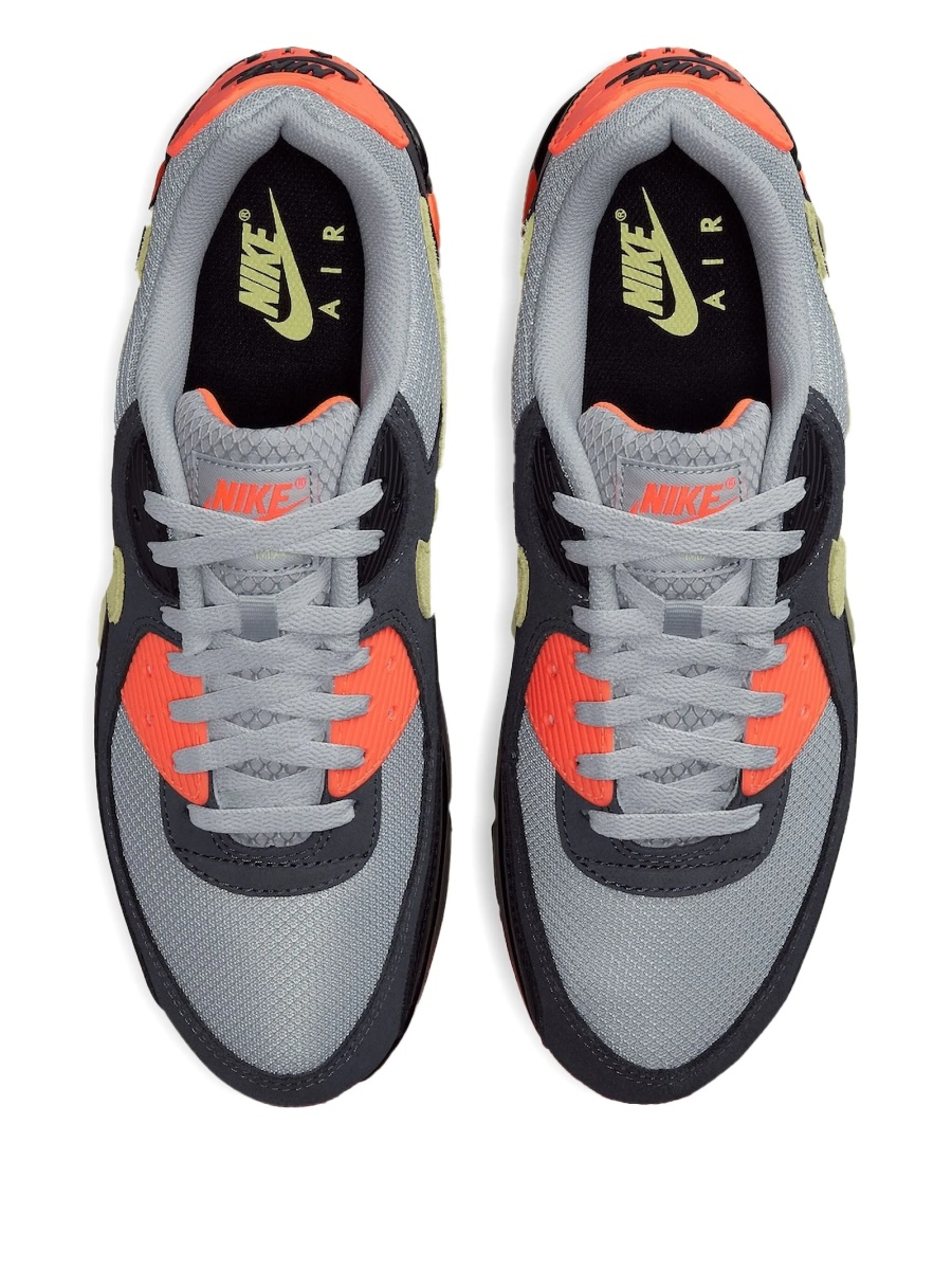 Sneakers Nike air max gri din piele intoarsa si piele - Img 2