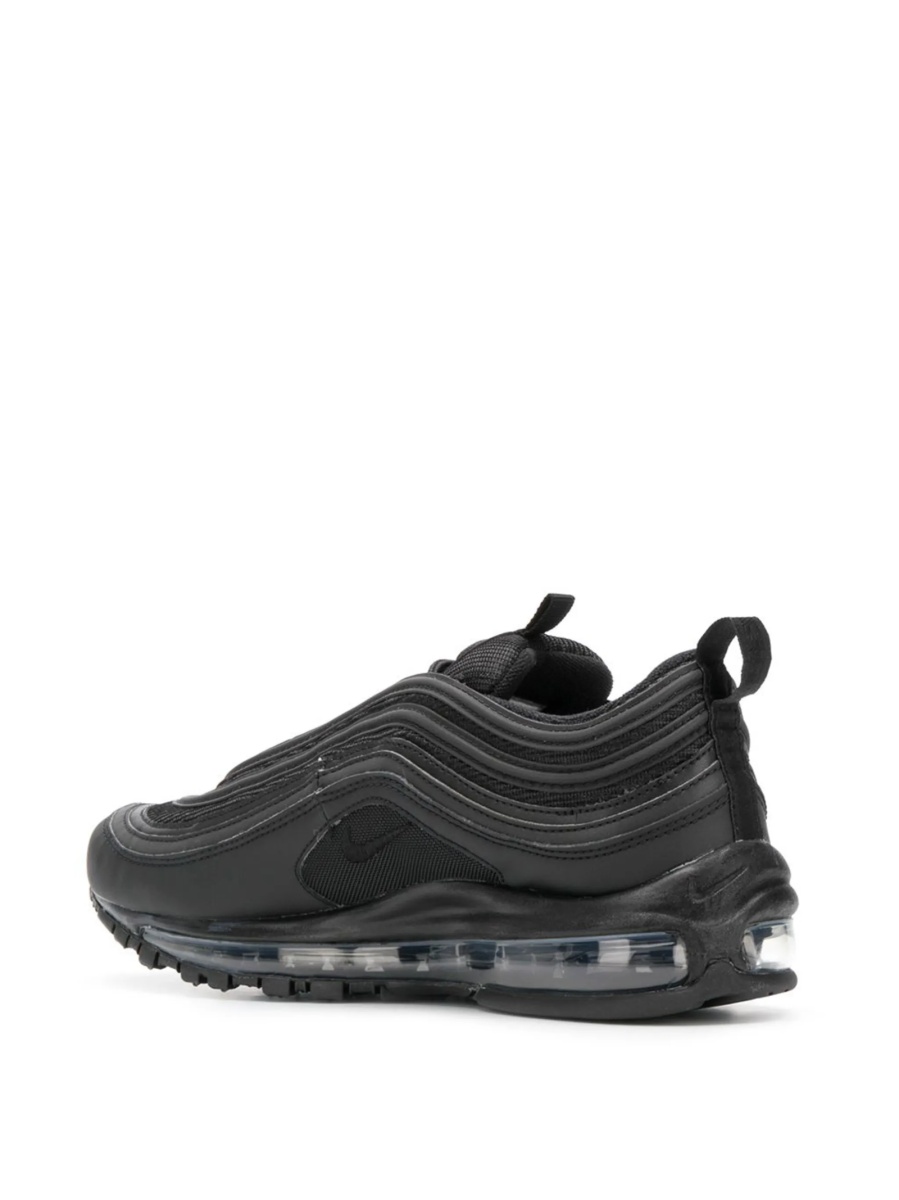 Sneakers Nike air max negri din polyester si piele - Img 3
