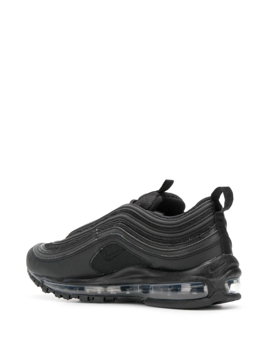Sneakers Nike air max negri din polyester si piele - Img 3