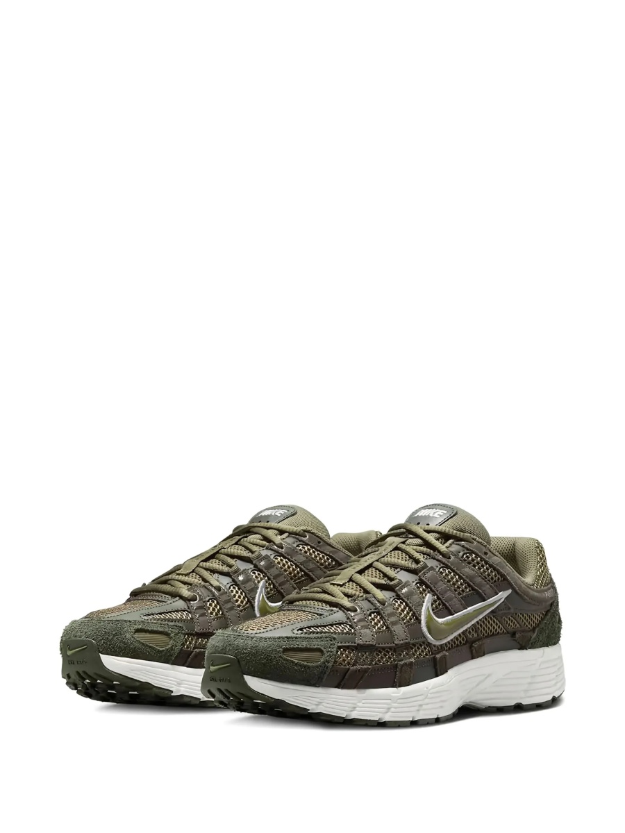 Sneakers Nike verzi din piele intoarsa si material textil - Img 2