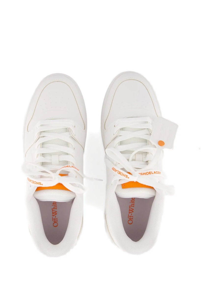 Sneakers Off-White Out of Office albi din tpu si piele - Img 4