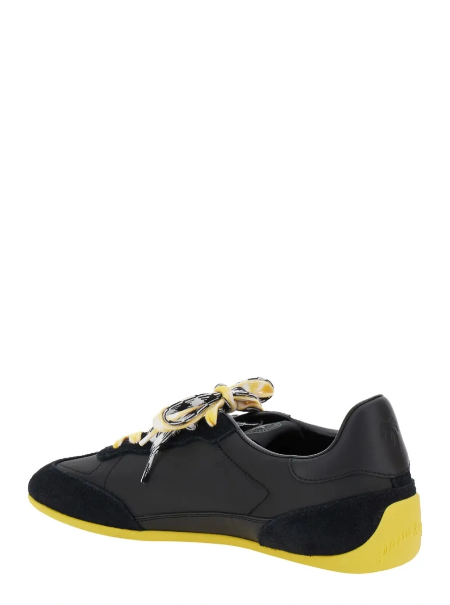 Sneakers Palm Angels negri din piele - Img 3