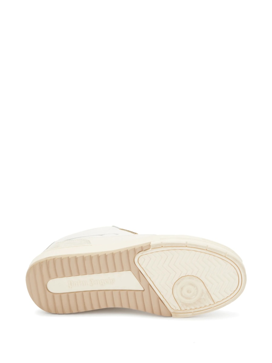 Sneakers Palm Angels University albi din piele - Img 5