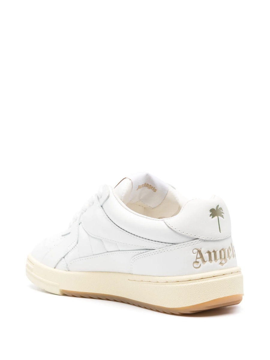 Sneakers Palm Angels University albi din piele - Img 3