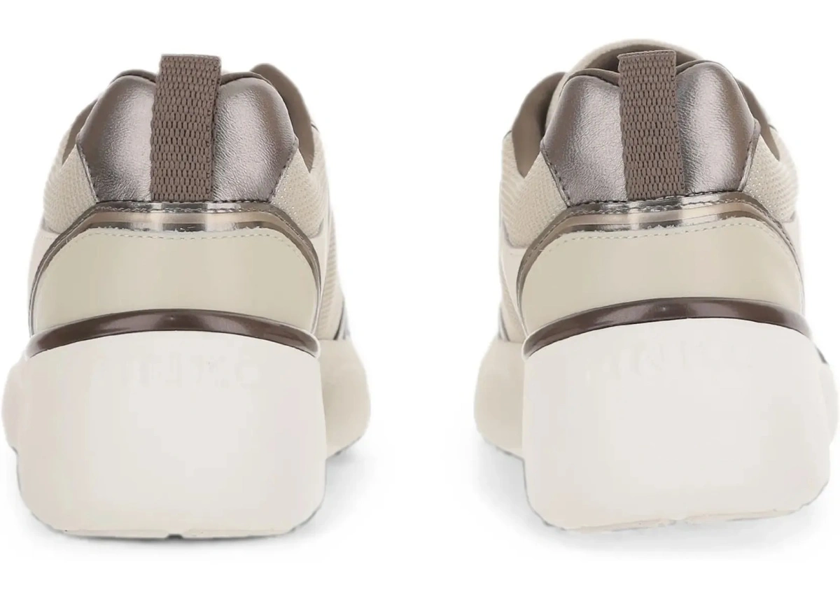 Sneakers Pinko albi din piele - Img 6