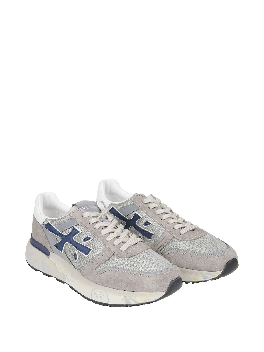 Sneakers Premiata gri din poliamida - Img 5