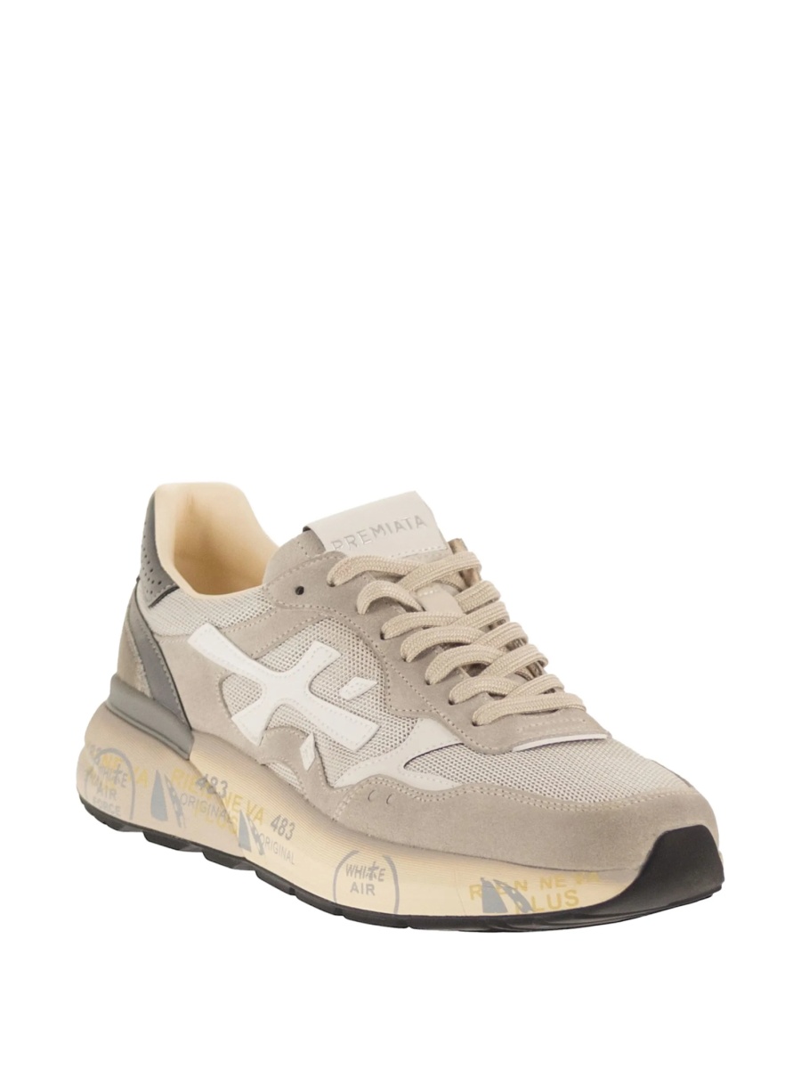 Sneakers Premiata gri din polyester si poliuretan - Img 5