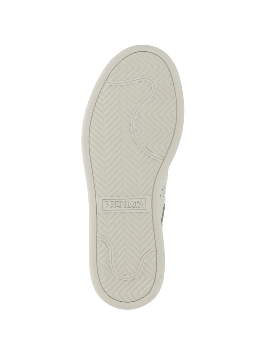 Sneakers Premiata neutri din piele si poliuretan - Img 4