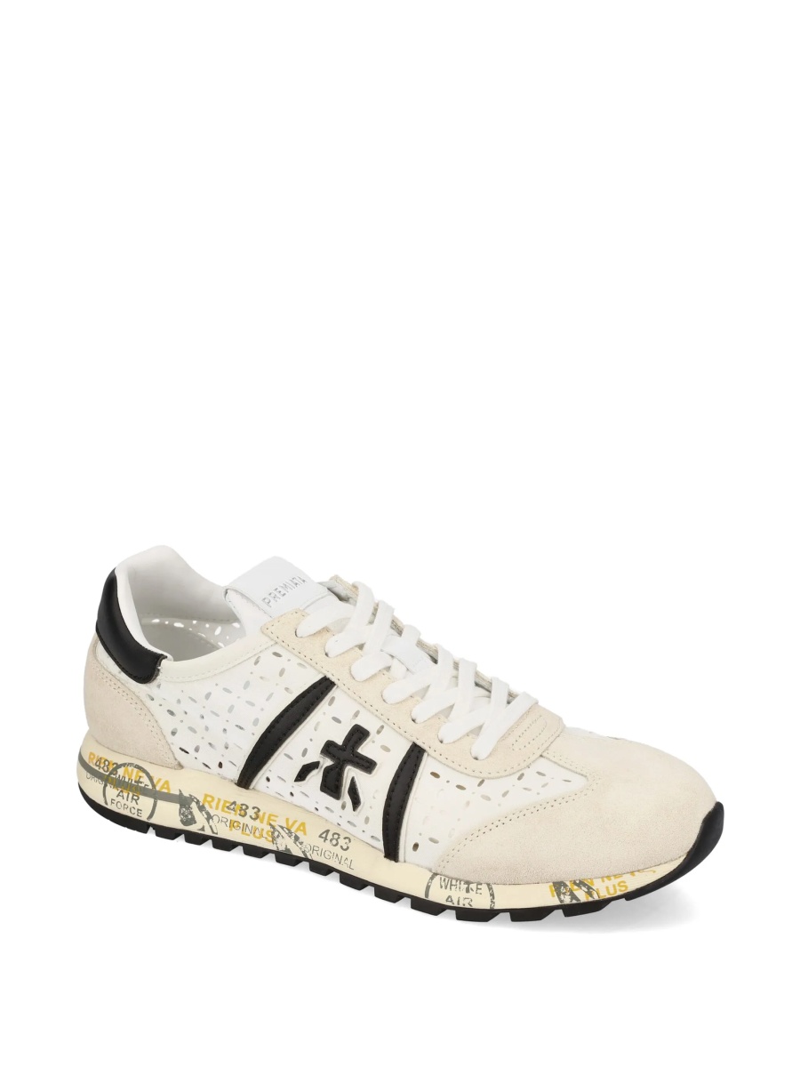 Sneakers Premiata neutri din poliamida si poliuretan - Img 2