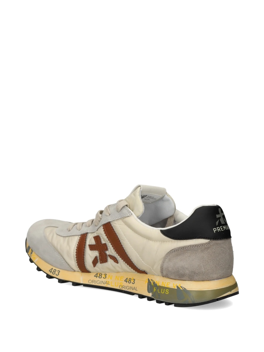 Sneakers Premiata neutri din poliamida si poliuretan - Img 4