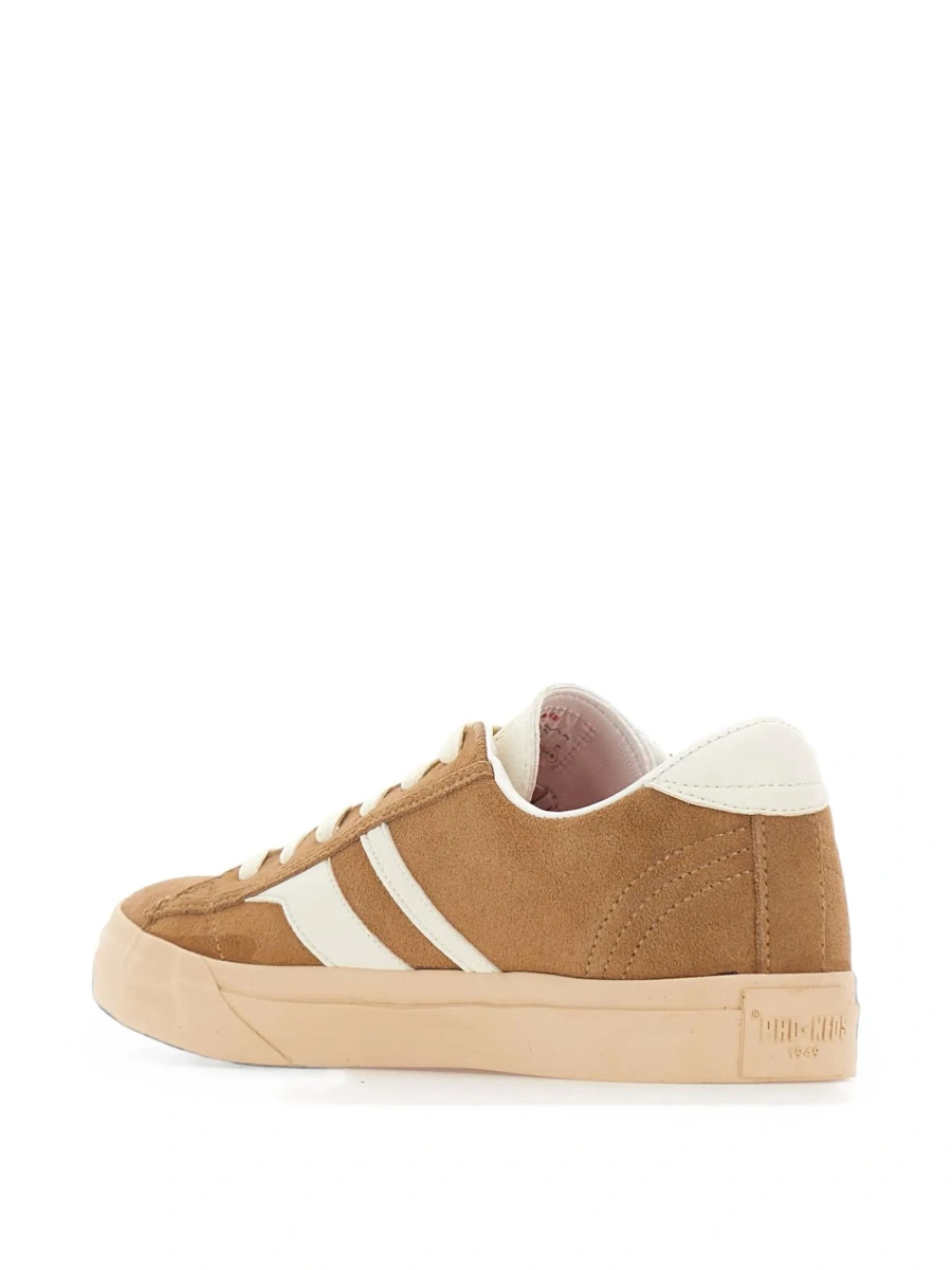 Sneakers Pro-Keds maro din piele intoarsa si piele - Img 5