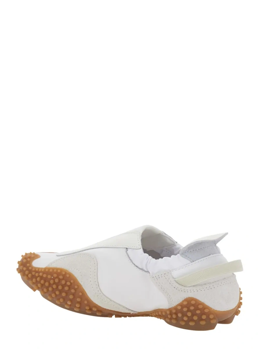 Sneakers PUMA albi din piele - Img 3