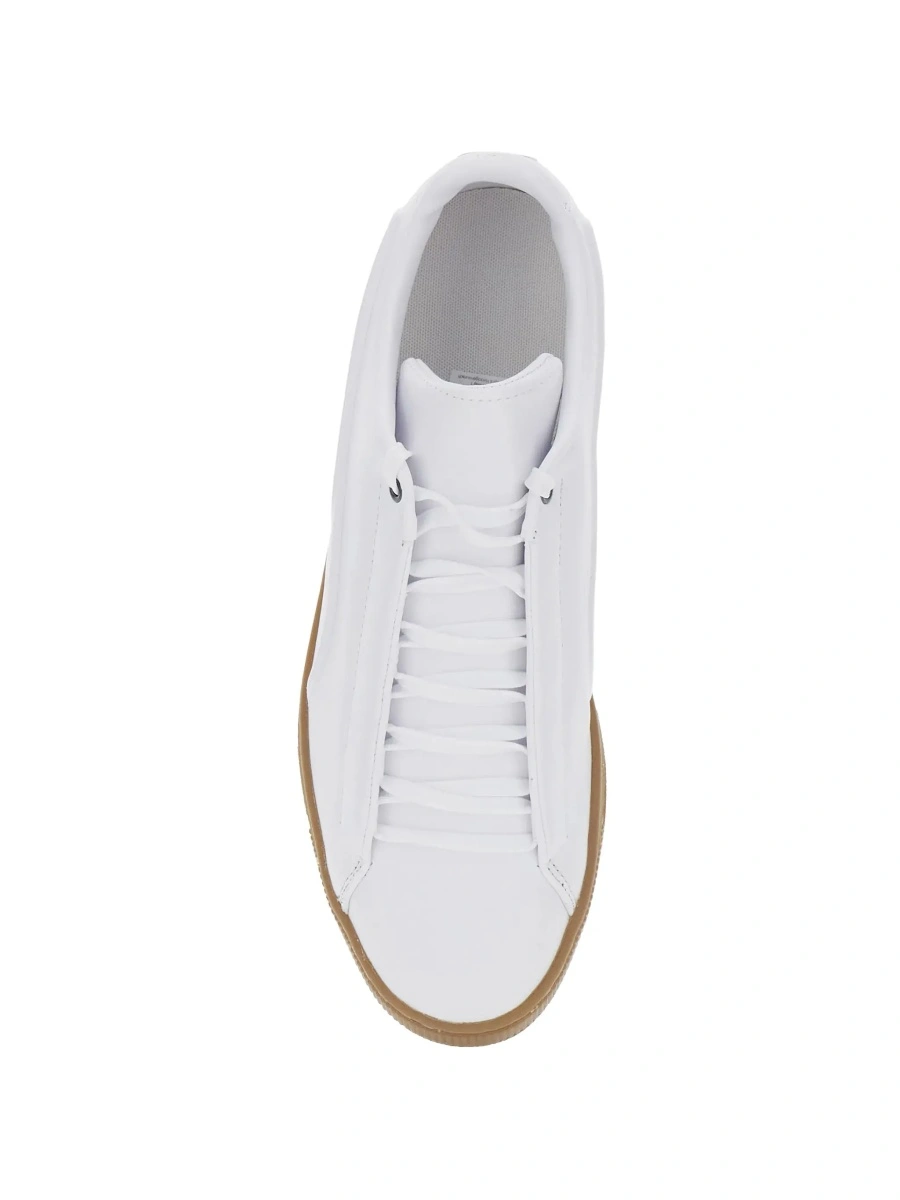 Sneakers PUMA albi din piele - Img 7