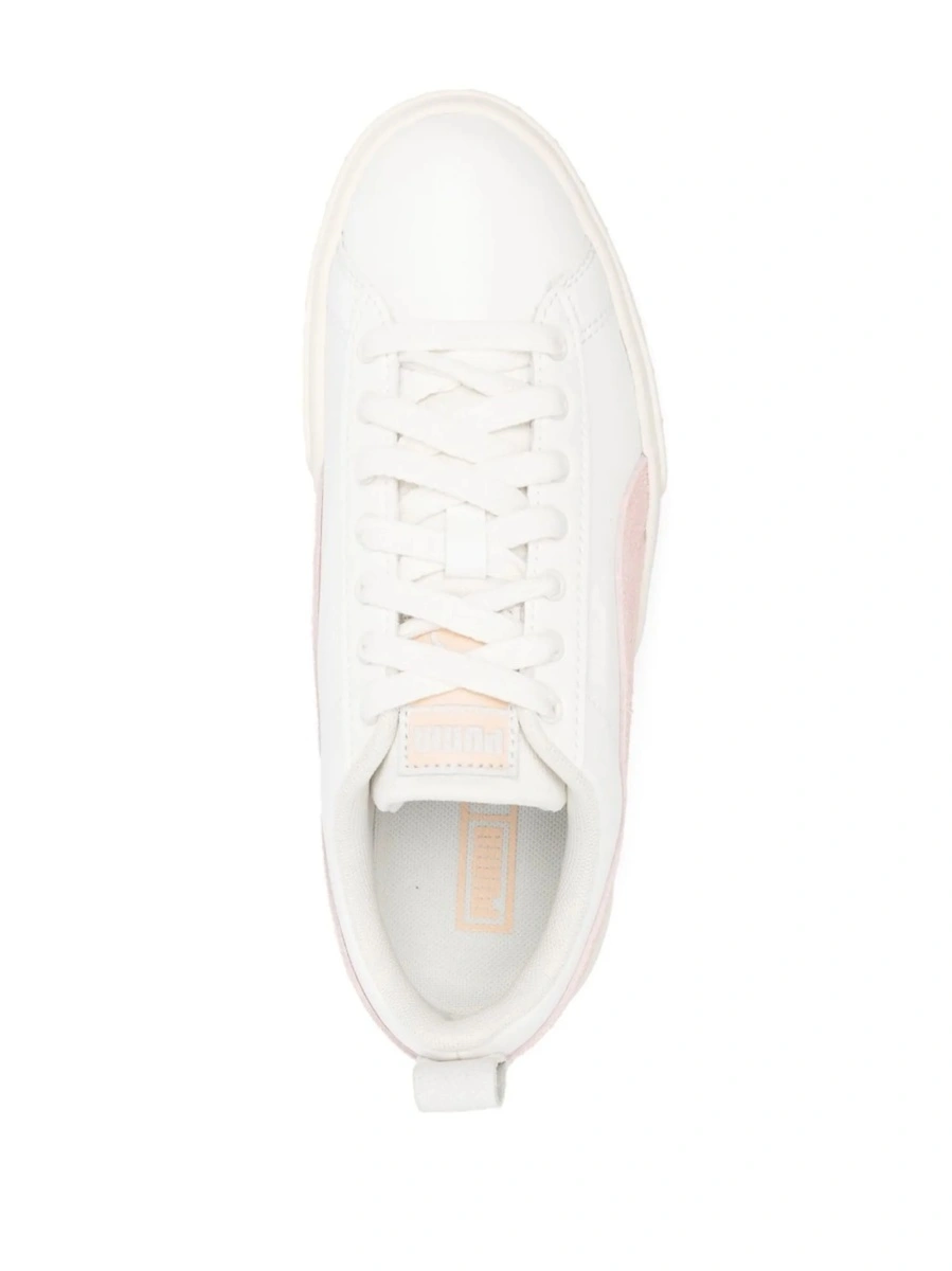 Sneakers PUMA albi din poliuretan - Img 4