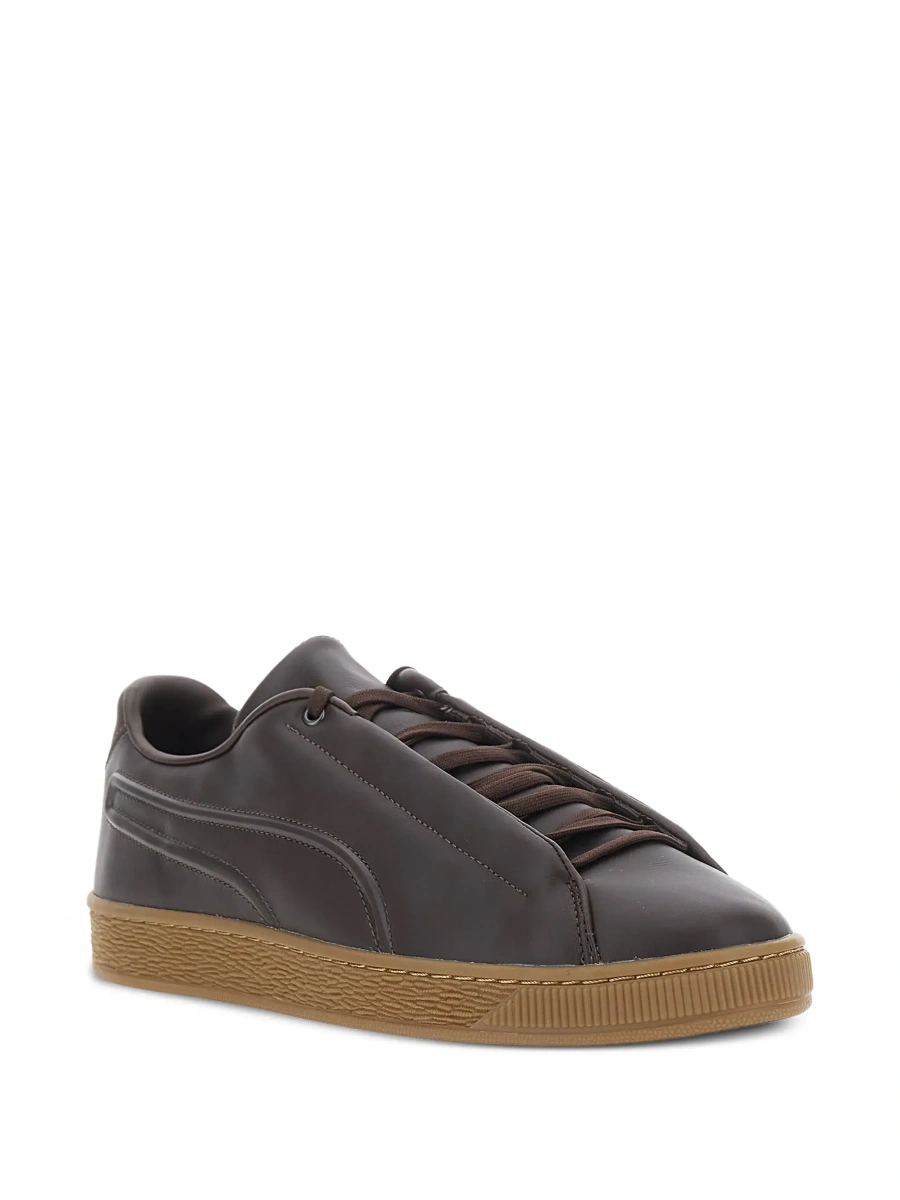 Sneakers PUMA maro din piele - Img 5