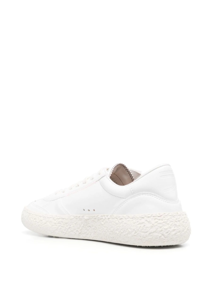 Sneakers PURAAI albi din piele - Img 3
