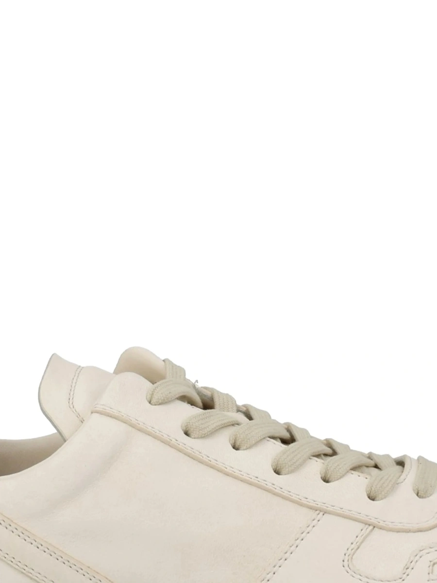 Sneakers Rick Owens neutri din piele - Img 2