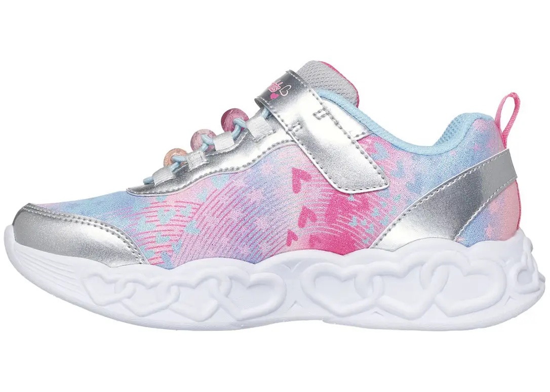 Sneakers S-Lights Infinite Heart Lights-Heart Jewels Silver/Multi - Img 5