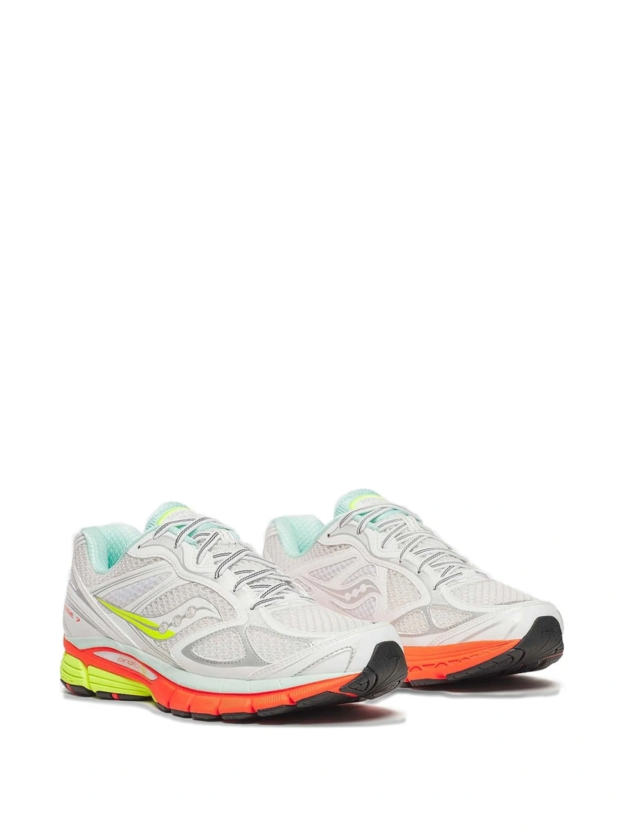 Sneakers Saucony gri din poliuretan si material textil - Img 2