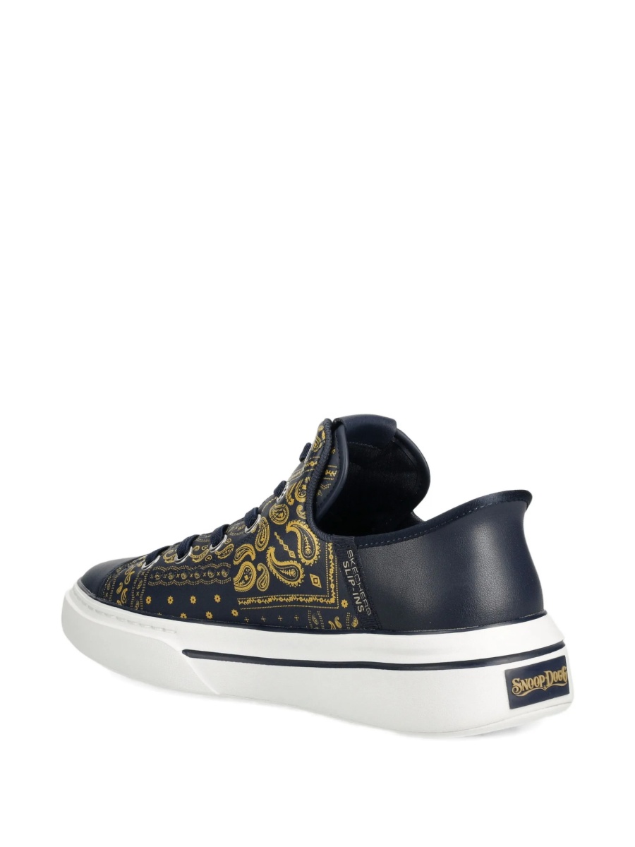 Sneakers SKECHERS albastri din piele - Img 3