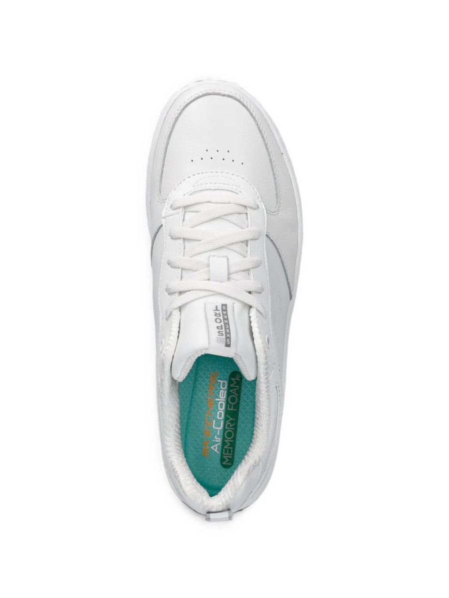 Sneakers SKECHERS albi din piele - Img 3
