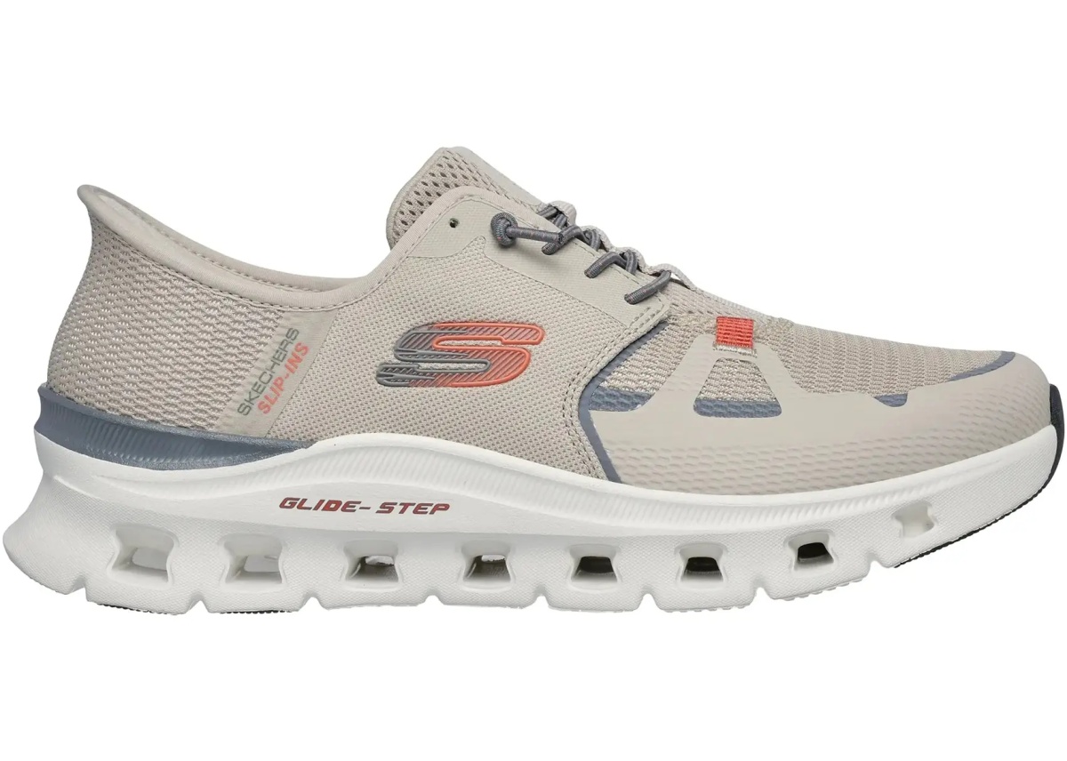Sneakers Slip-ins Glide-Step Pro Taupe Orange - Img 2