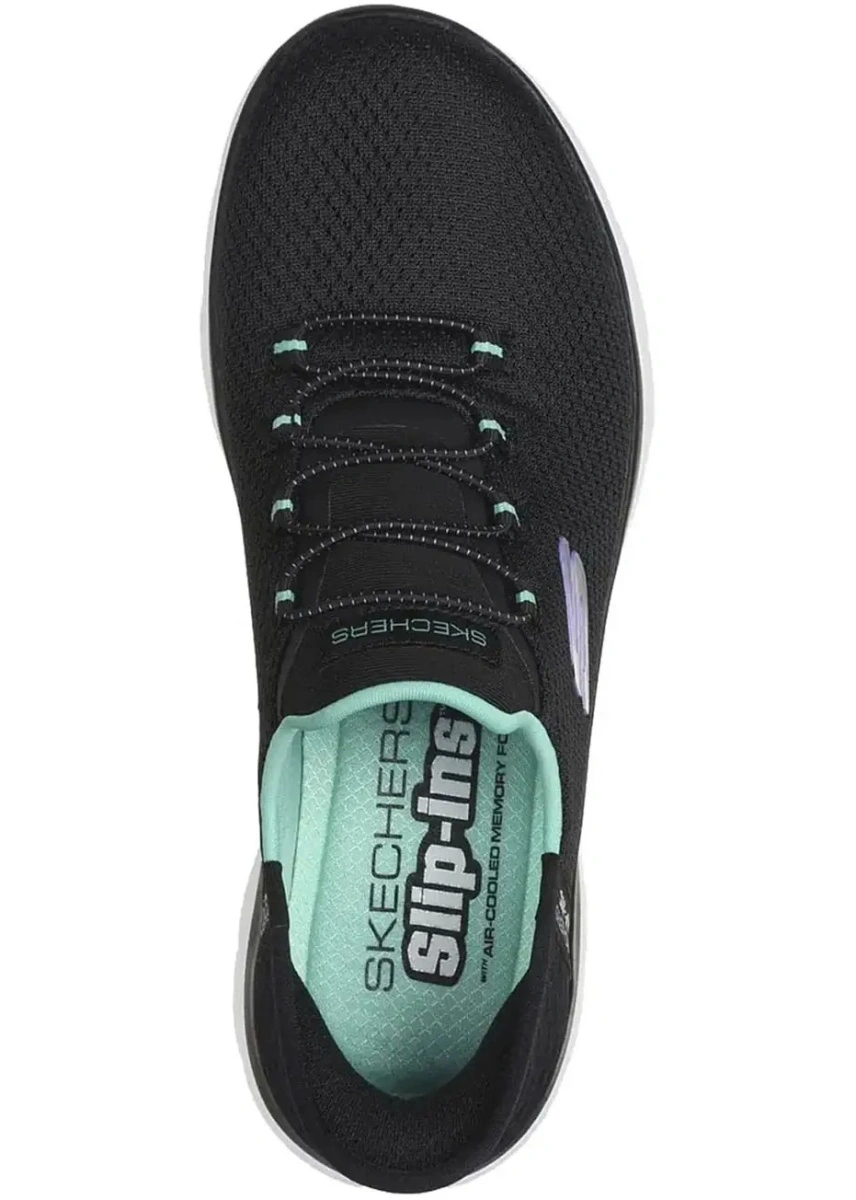 Sneakers Slip-ins Summits - Diamond Dream Black/Turquoise - Img 4