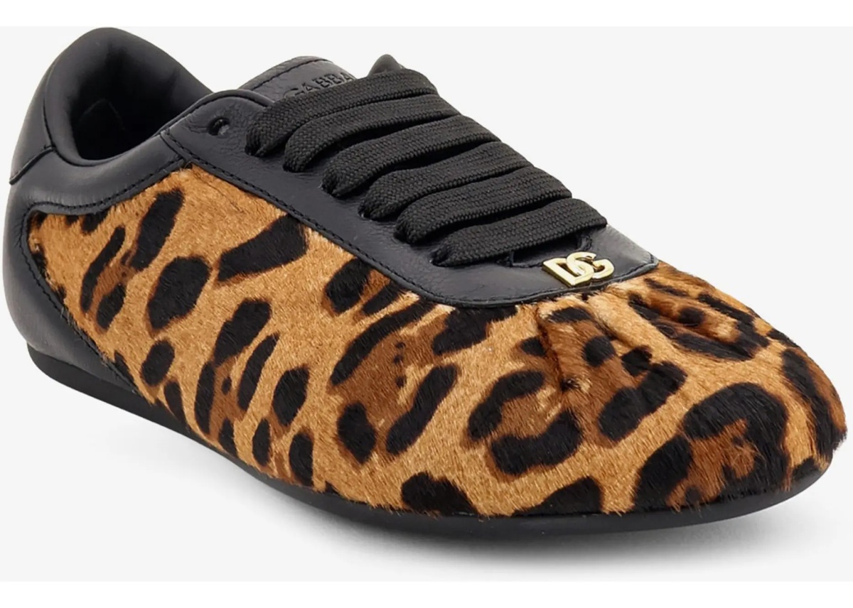 Sneakers Sneakers Ballet In Pony Hair Leopard Print - Img 2