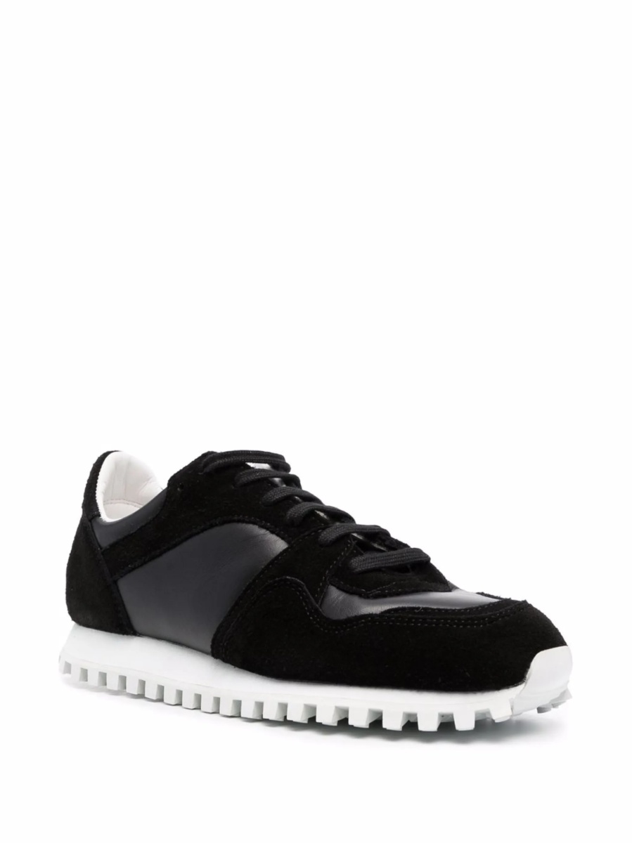 Sneakers SPALWART negri din material textil - Img 2