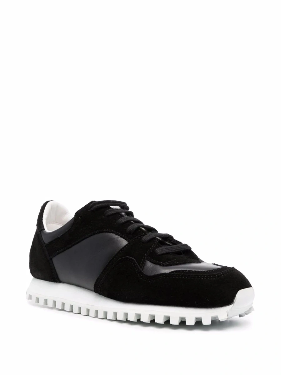 Sneakers SPALWART negri din material textil - Img 2