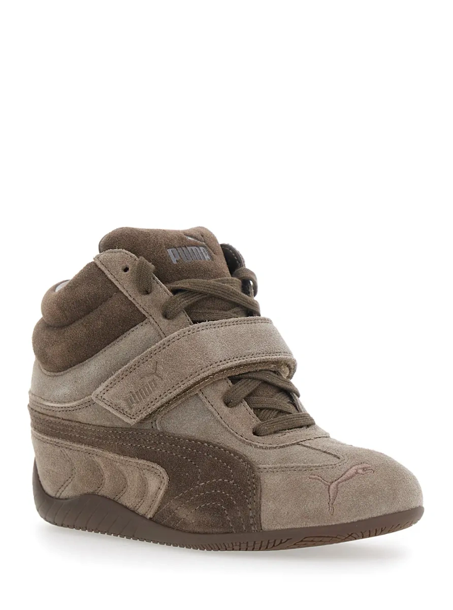 Sneakers Speedcat Wedge Wns Sneakers with high heel and rubber sole Brown Woman - Img 2