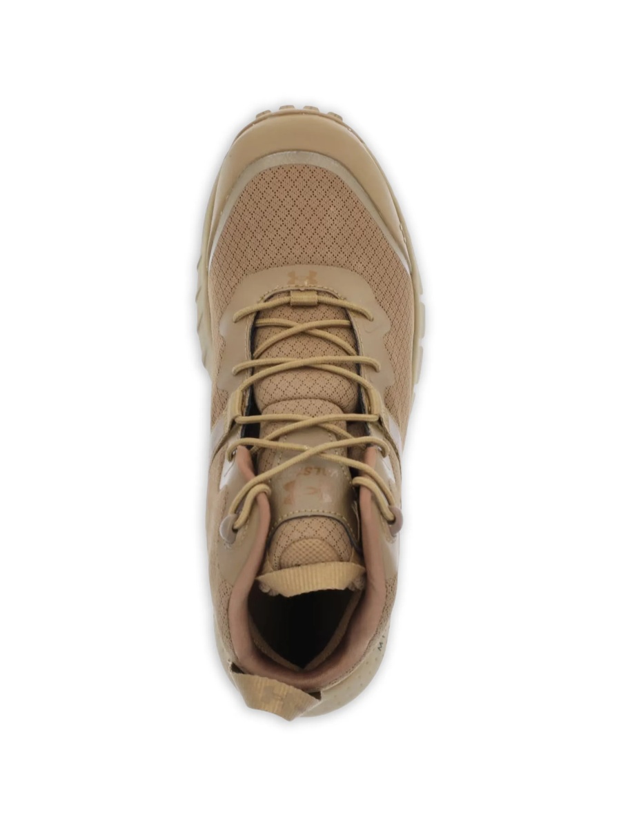 Sneakers Under Armour neutri din material textil si piele - Img 4