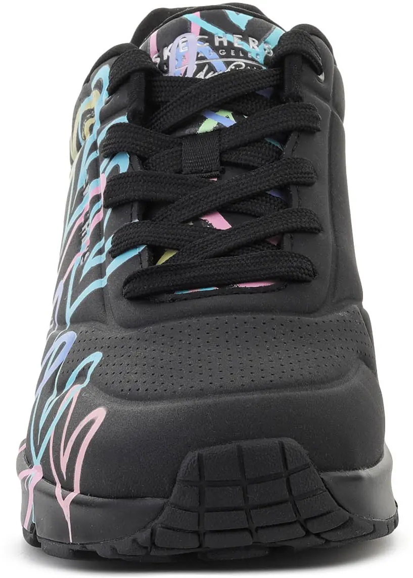 Sneakers UNO-SPREAD THE LOVE BLACK/PURPLE/TURQUI - Img 2