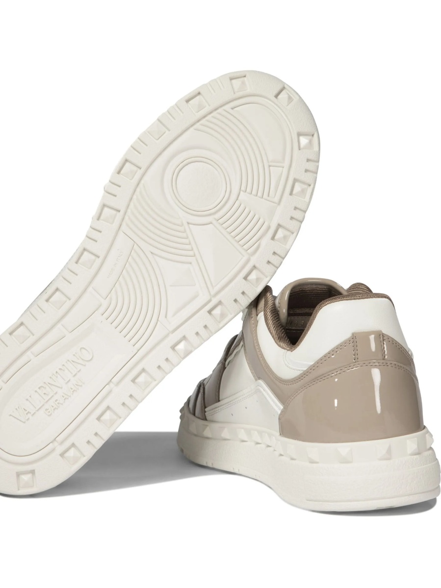 Sneakers Valentino Garavani Rockstud gri din poliuretan si polyester - Img 5