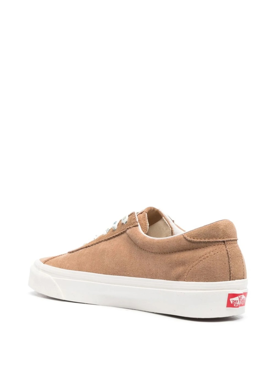 Sneakers Vans maro din material textil si piele intoarsa - Img 3