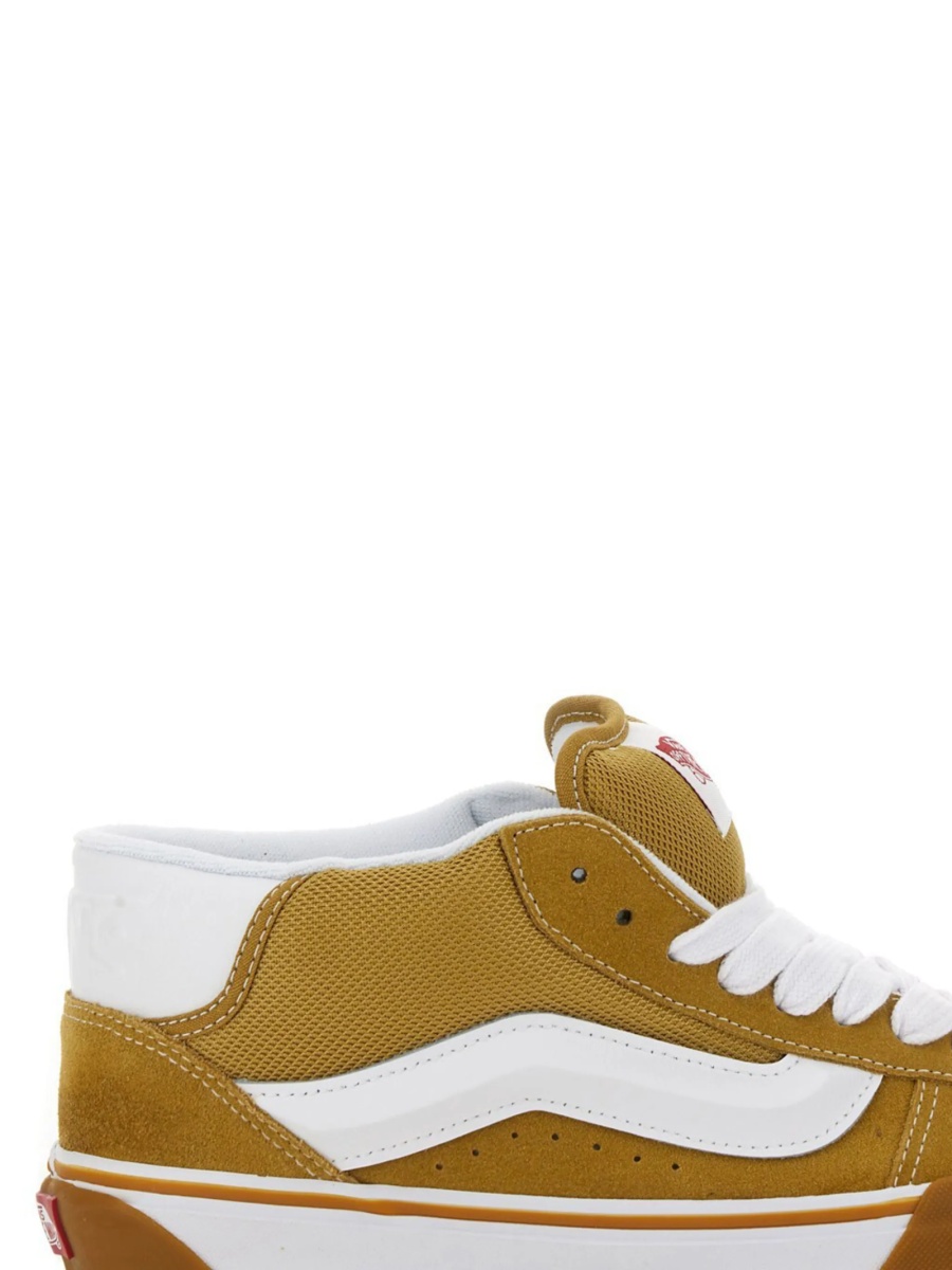 Sneakers Vans maro din material textil si piele intoarsa - Img 2