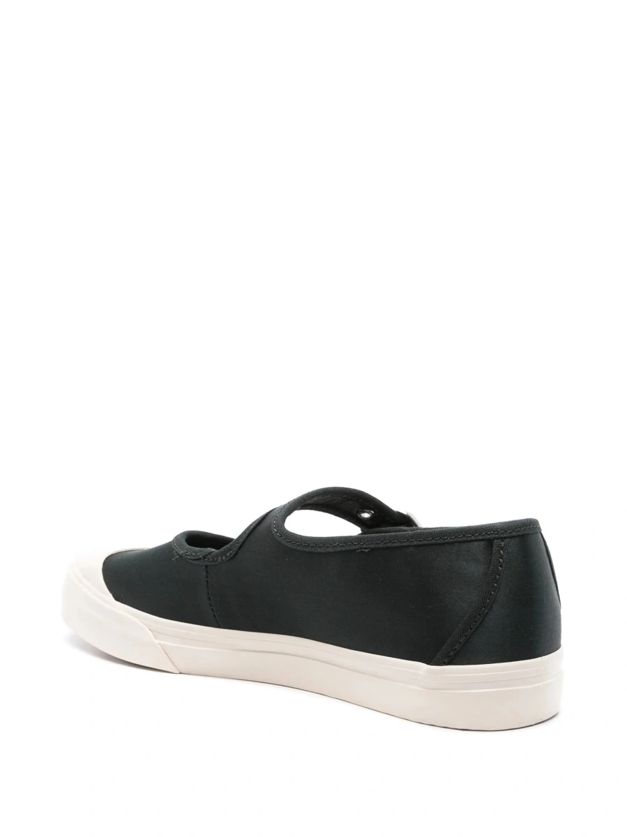 Sneakers Vans negri din cauciuc si material textil - Img 3