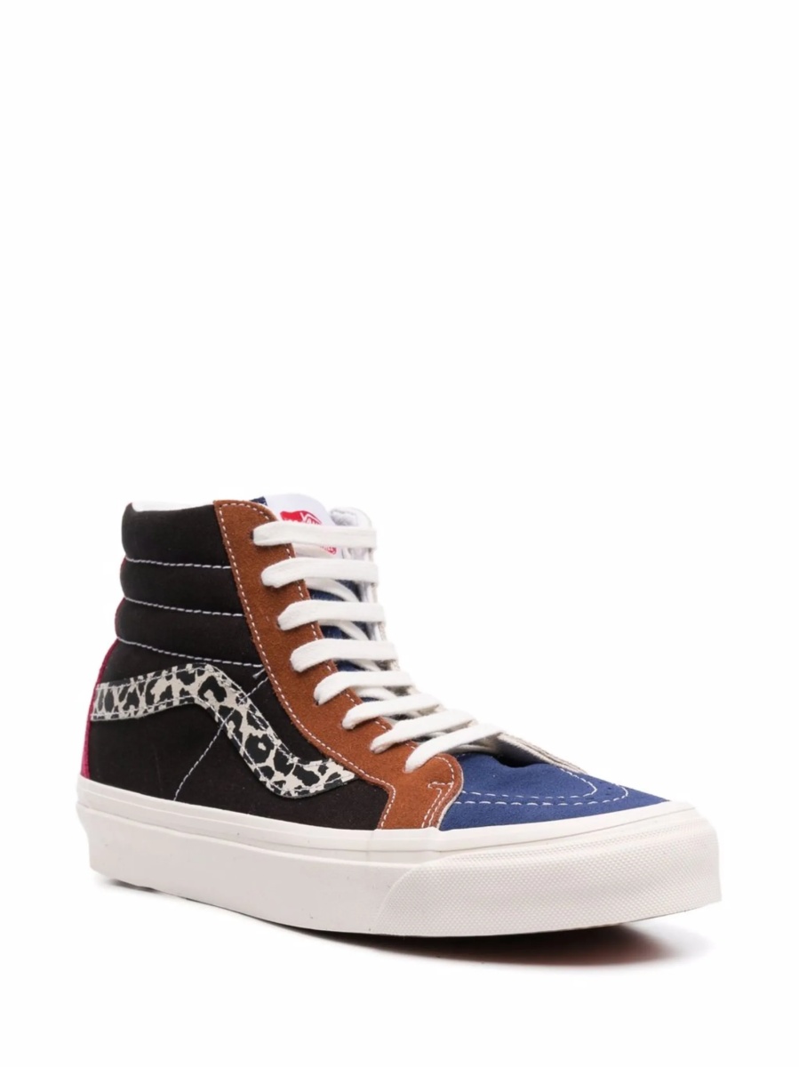 Sneakers Vans negri din piele intoarsa si material textil - Img 2