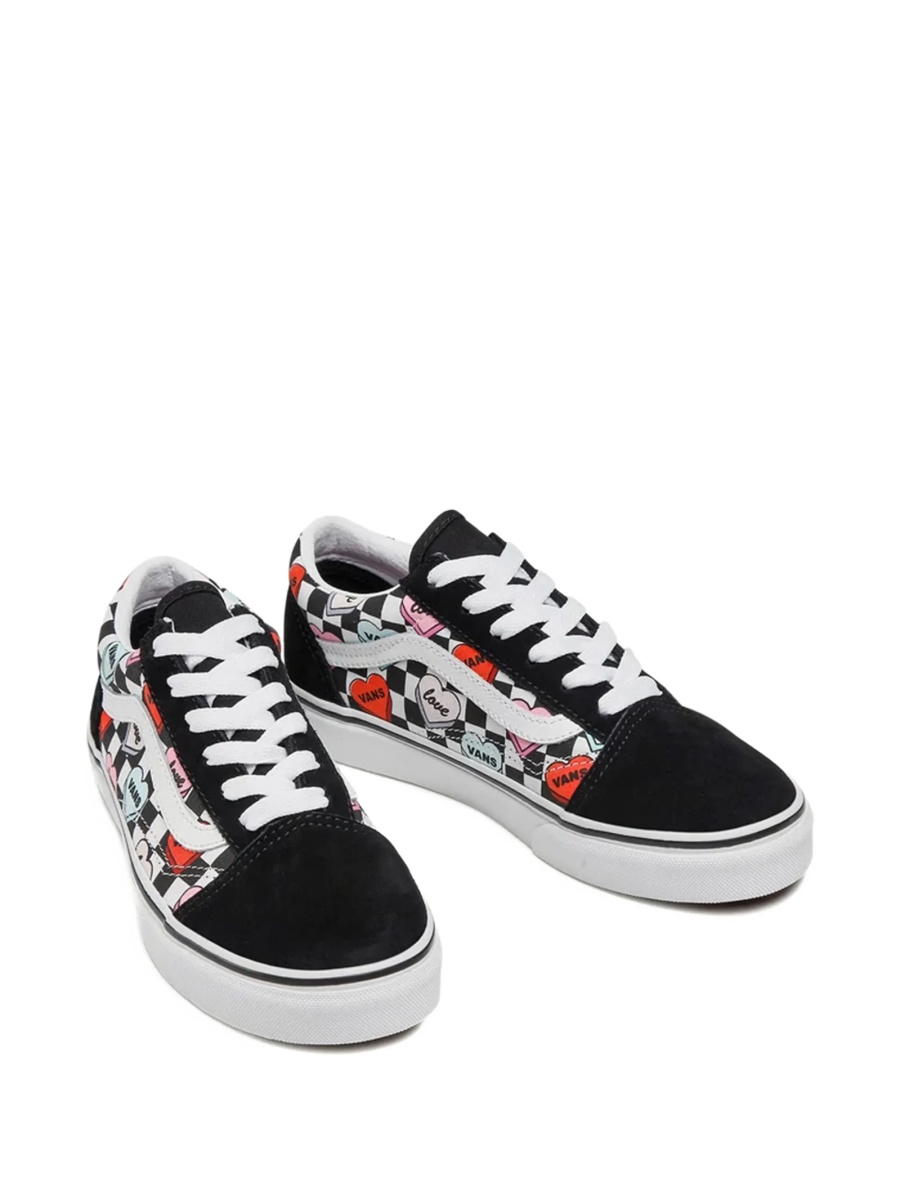 Sneakers Vans negri din piele intoarsa si material textil - Img 3