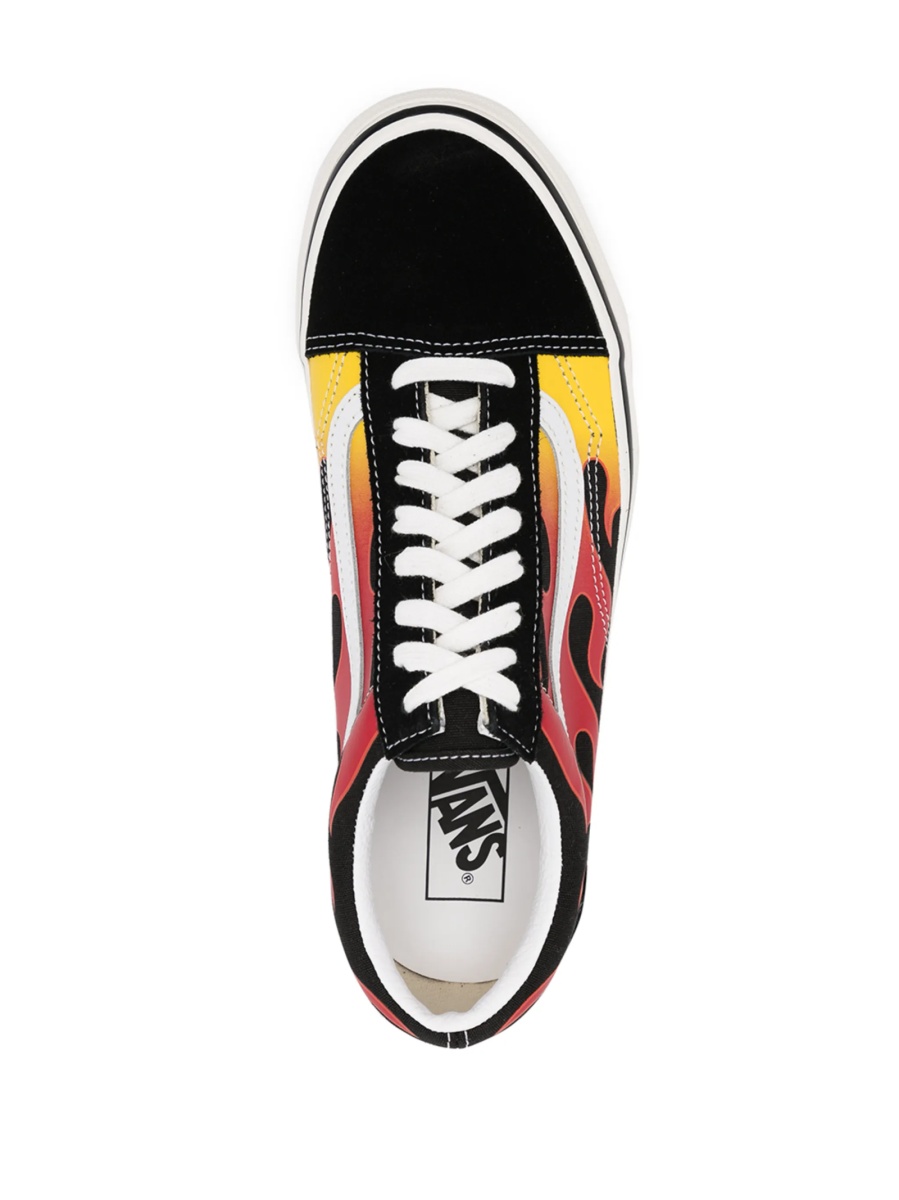 Sneakers Vans Old Skool negri din nylon si piele intoarsa - Img 4