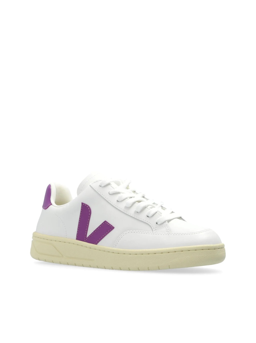 Sneakers VEJA albi din piele - Img 4