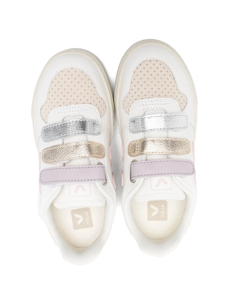 Sneakers VEJA albi din piele - Img 3