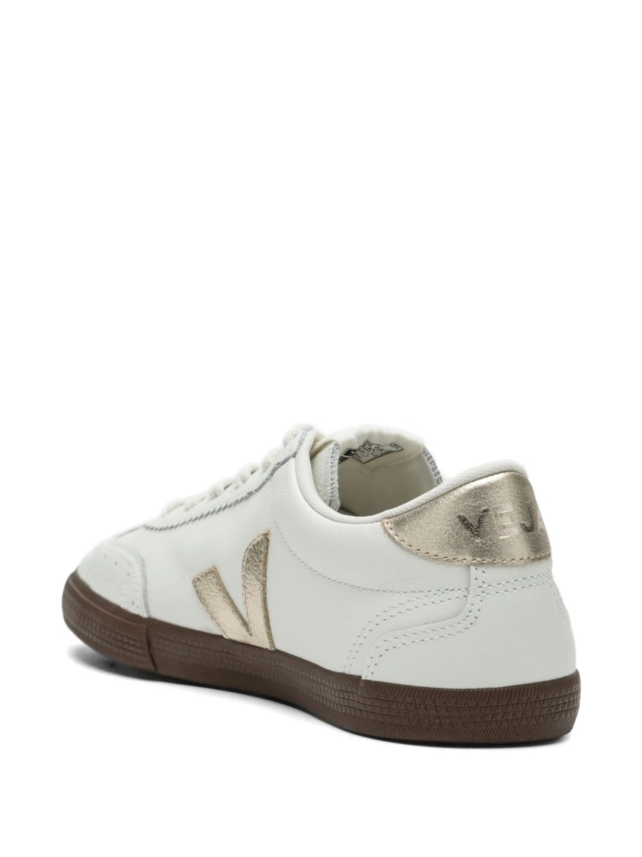 Sneakers VEJA albi din piele - Img 4