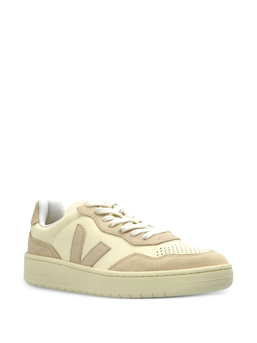 Sneakers VEJA neutri din piele intoarsa si piele - Img 2