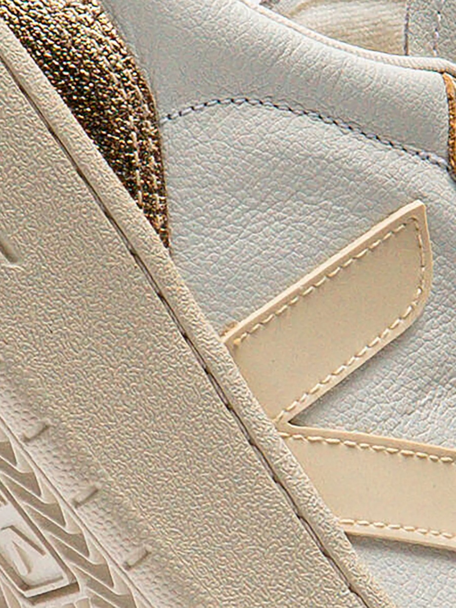 Sneakers VEJA neutri din piele intoarsa si piele - Img 3