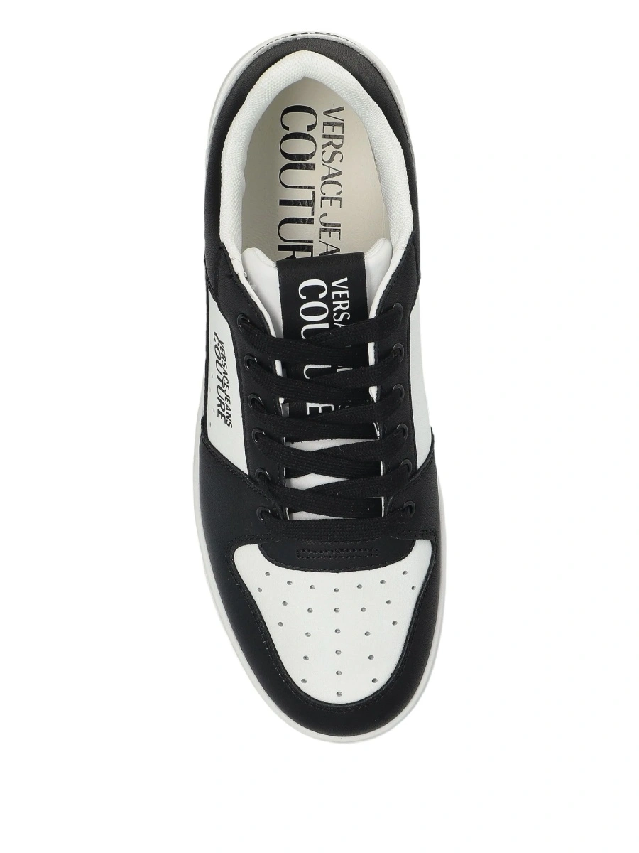 Sneakers Versace Jeans Couture albi din poliuretan - Img 3