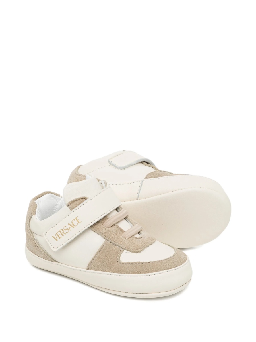Sneakers Versace neutri din piele - Img 2