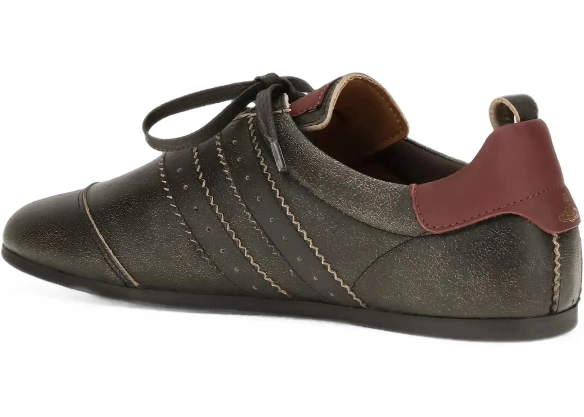 Sneakers Vivienne Westwood negri din piele - Img 6